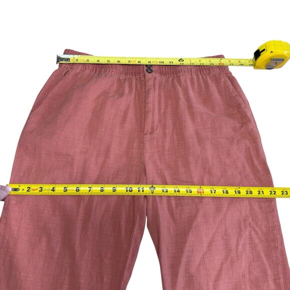 Marine Layer Elle Midweight Pull On Pant Women's Large Orange Beach Coastal - Picture 8 of 10